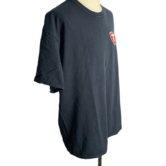 Firestone Graphic Crewneck T Shirt XL Black Shield Short Sleeve Heavy Cotton - Picture 5 of 6
